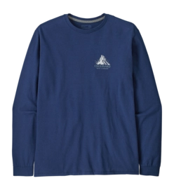 Longsleeve Patagonia Men L/S Chouinard Crest Responsibili-Tee Clement Blue