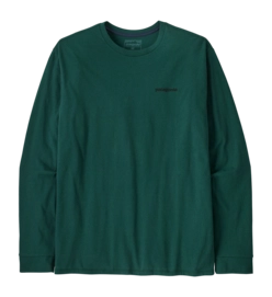 Longsleeve Patagonia Men L/S P-6 Logo Responsibili-Tee Cascade Green