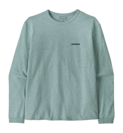 Longsleeve Patagonia Women L/S P-6 Logo Responsibili-Tee P-6 Outline: Virtually Blue