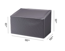 Housse pour Canapé de Jardin Platinum AeroCover Anthracite (180 x 100 x H65/90 cm)