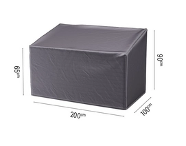 Housse pour Canapé de Jardin Platinum AeroCover Anthracite (200 x 100 x H65/90 cm)