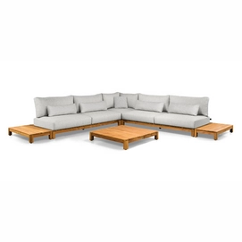 Loungeset Suns Portofino Small Hoekopstelling 2x2 Seater Matt White / Soft Grey (6-delig)