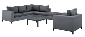 Loungestoel Suns Menor Matt Royal Grey / Black Grey