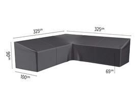 Housse pour Salon de Jardin Platinum AeroCover Anthracite (325 x 325 x 100 x H65/90 cm)