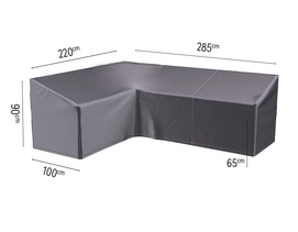 Housse pour Salon de Jardin Platinum AeroCover Gauche Anthracite (285 x 220 x 100 x H65/90)
