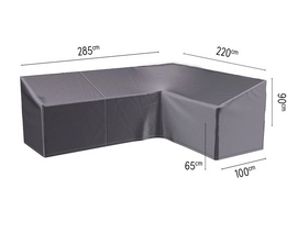 Housse pour Salon de Jardin Platinum AeroCover Droite Anthracite (285 x 220 x 100 x H65/90)