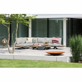 Loungeset Suns Stockholm Hoekopstelling Large 3+3 Seater Matt Royal Grey / Soft Grey (3-delig)