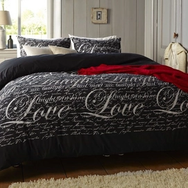 Bettwäsche Beddinghouse Loveday Anthrazit Renforcé