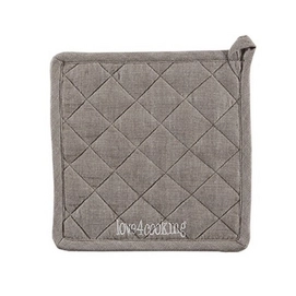Pannenlappen Aquanova Love4Food Taupe (2 stuks)