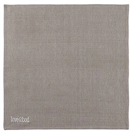 Servetten Aquanova Love4Food Taupe (set van 4)