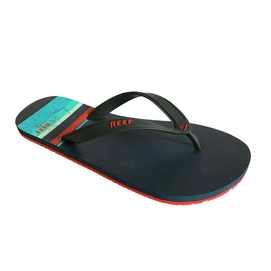 Slipper Reef Men Switchfoot Prints Red Navy