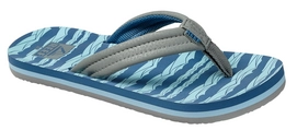 Slipper Reef Boys Kids Ahi Blue Grey Ocean