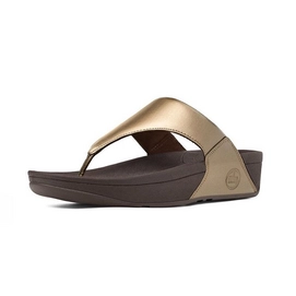 Slipper Dames FitFlop Lulu™ Bronze