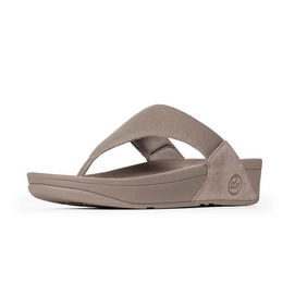 Slipper Dames FitFlop Lulu Canvas™ Mink