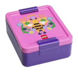 Lunchbox Lego Bee Paars