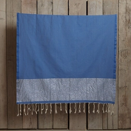Fouta Lurex Denim Blue Call It