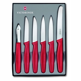 Luxus-Messerset Victorinox Rot (6-teilig)