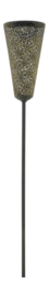 Tuinlamp Luxform Solar Torch Light Leeds Black (Set van 2)