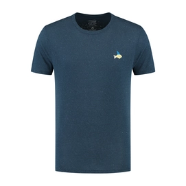 T-Shirt Blue Loop Men Denimcel Fishshark Dress Blue-XXL
