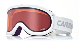 Ski Goggles Carrera Skermo OTG White Shiny Frame/Super Rosa Polarised Lens