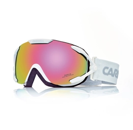 Skibrille Carrera Dahlia SPH/US Weiß Matte Frame/Pink Mulltilayer Scheibe