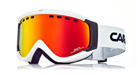 Skibrille Carrera Zenith/US White Shiny Rahmen/Orange Scheibe