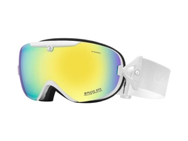 Skibrille Carrera Mirage SPH/US White Shiny Frame/Yellow Spectra Lens Weiß