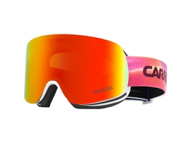 Ski Goggles Carrera Rimless EVO/US White Matte Sky Frame/Orange Multilayer