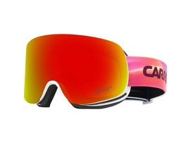 Skibril Carrera Rimless EVO/US White Matte Sky Frame/Red Photocromic Lens