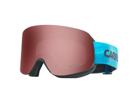 Skibrille Carrera Rimless EVO/US Black Matte Sky Frame/Super Rosa Scheibe