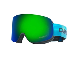 Skibrille Carrera Rimless EVO/US Black Matte Sky Frame/Sol-X Lens Grün