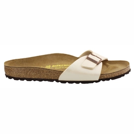 Sandals Birkenstock Madrid BF Narrow Graceful Pearl White Narrow-Shoe size 37