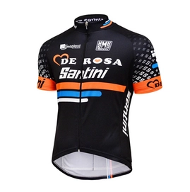 Fietsshirt Santini Team De Rosa Replica Short Sleeve 2015