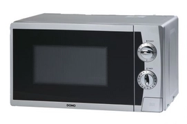 Magnetron en Grill Domo Mechanisch 17L Zilver