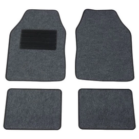 Mattenset Carpoint Uni Malibu Grijs (4-delig)