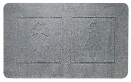 Badmat Sealskin Man&Woman Dark Grey