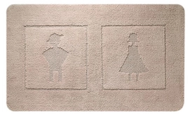 Tapis De Bain Sealskin Man&Woman Lin