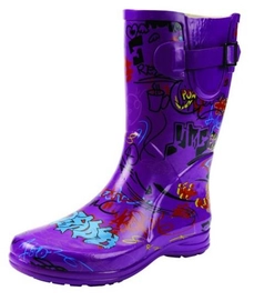 Regenlaars Chuva Mara Paars (Laag)