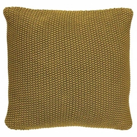 Zierkissen Marc O'Polo Nordic Knit Square Oil Yellow (50 x 50 cm)