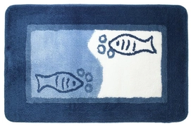 Tapis De Bain Sealskin Marina Bleu