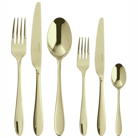 Besteckset Sambonet Velvet PVD Champagne (36-Teilig)