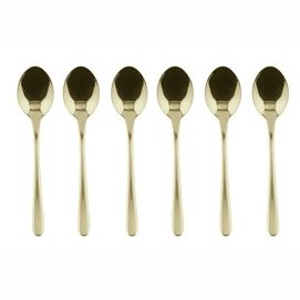 Theelepel Sambonet Taste PVD Champagne (6-Delig)