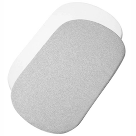 Draps-Housses Maxi-Cosi Iora Bedside Sleeper Bed Sheets White Grey-50 x 90 cm