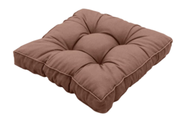 Coussin Matelassé Madison Florance Panama Moka (47 x 47 cm)