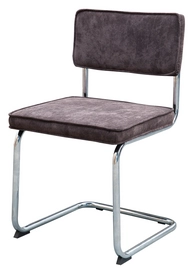 Stoel Typisk Matz Rib Bruin