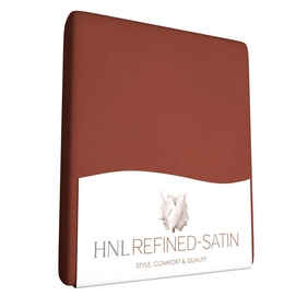 Satijnen Hoeslaken Refined Mecca Orange