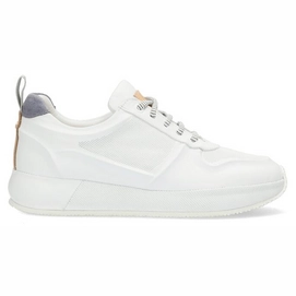 Baskets Fred de la Bretoniere Women 101010213 Grain Leather White Jeans