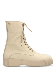 Fred de la Bretoniere Women Gold Nubuck Leather Beige