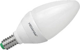 Megaman Kaarslamp 5 Watt Dimbaar (vervangt 40 Watt)