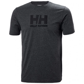 T-Shirt Helly Hansen Men Logo T-Shirt Ebony Melange